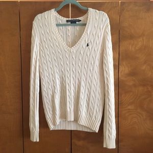 Polo Ralph Lauren V-Neck Cable Sweater